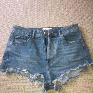 Zara high waist Jean short